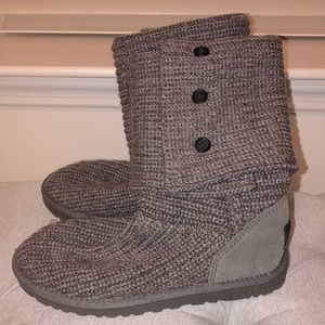 Ugg Womens Gray Cardy Boots